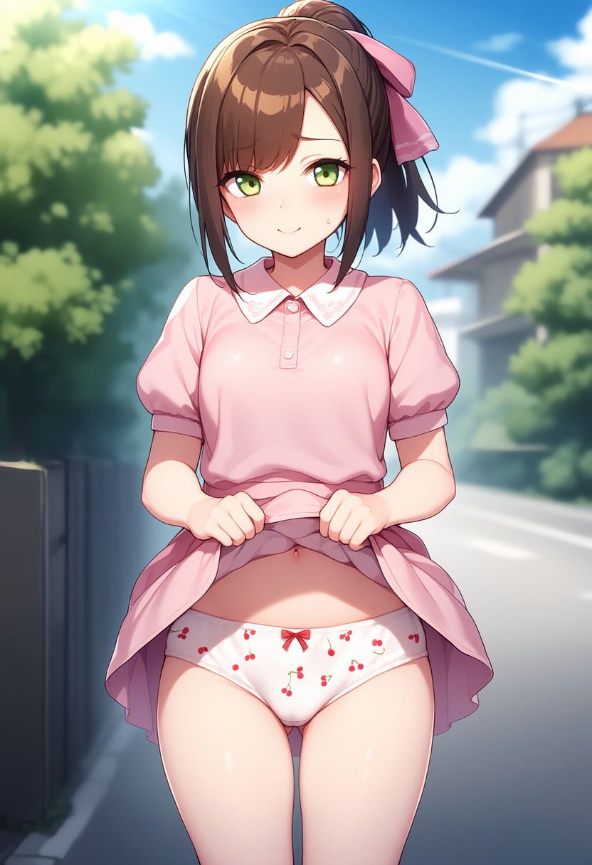 女児パンツ考「さくらんぼ柄パンツ」
