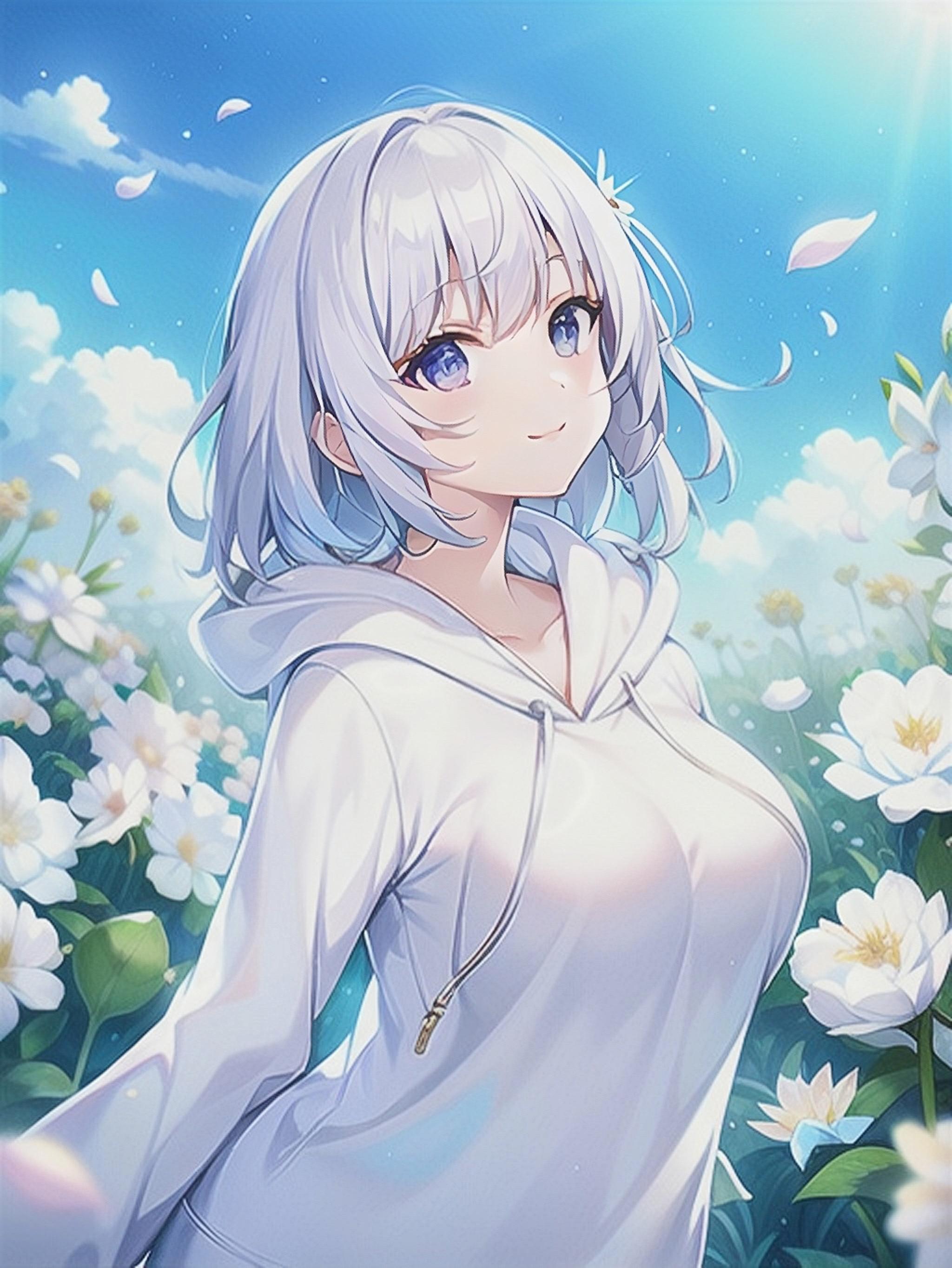 銀髪ちゃん（トレカ用）