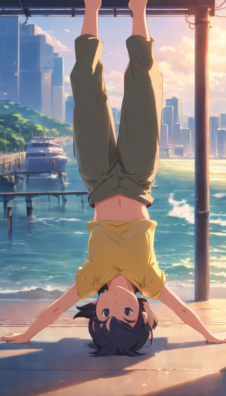 逆立ち健康法