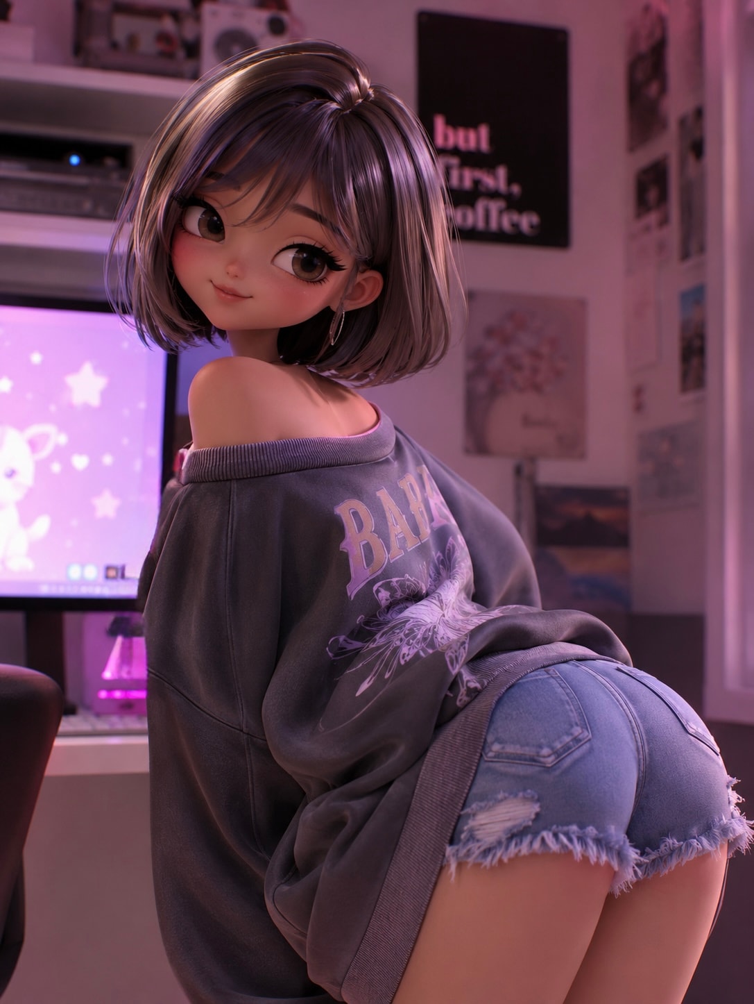 3D風練習中