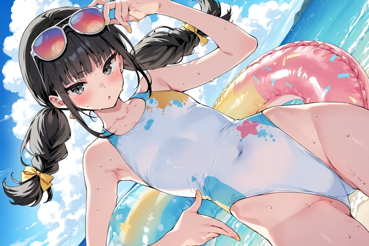 夏のグラサン少女