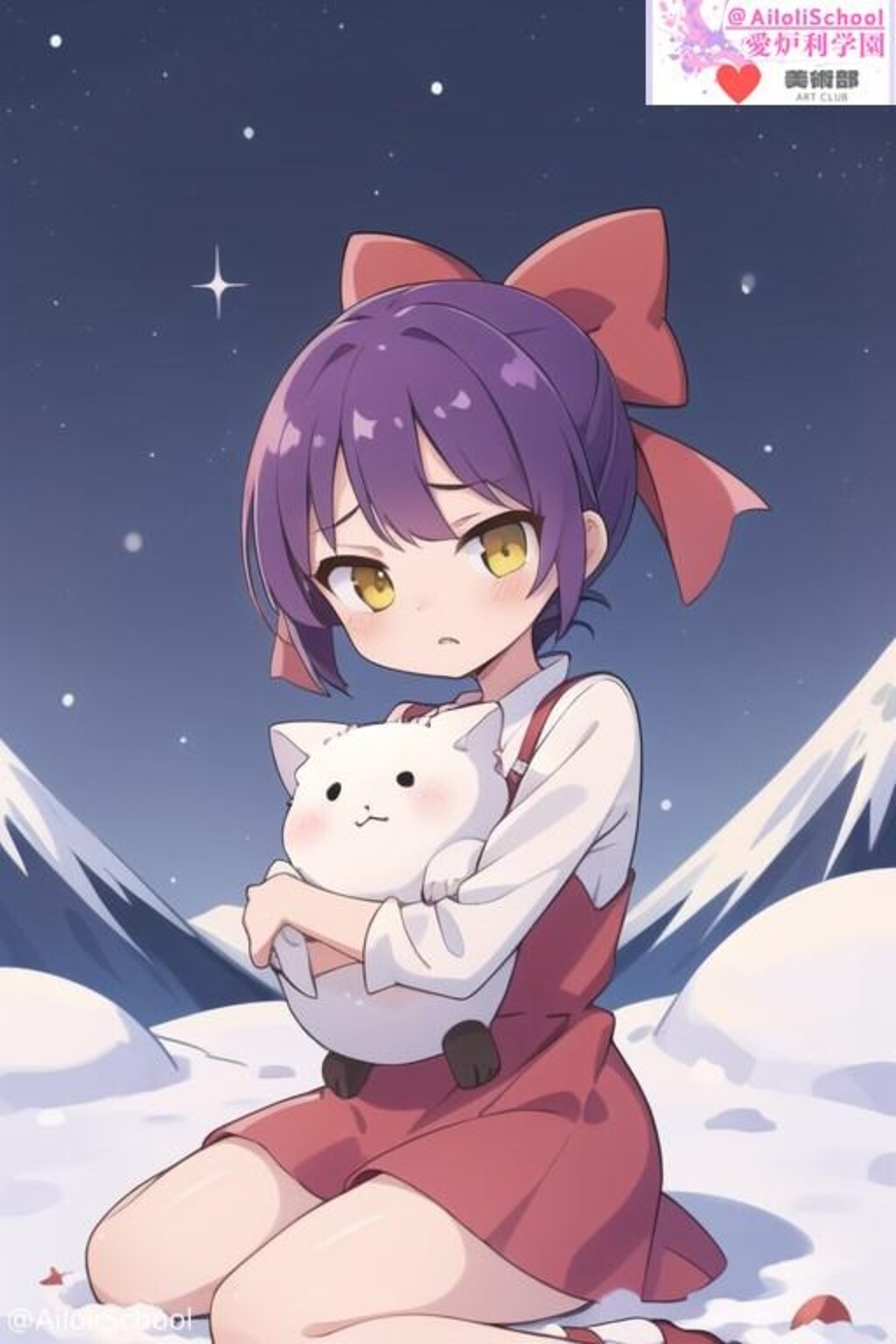 【私立愛炉利学園_美術部】ゲゲゲの鬼太郎_猫娘