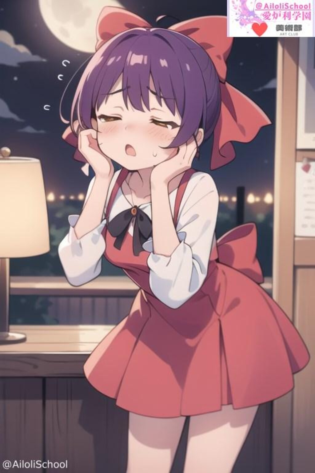 【私立愛炉利学園_美術部】ゲゲゲの鬼太郎_猫娘