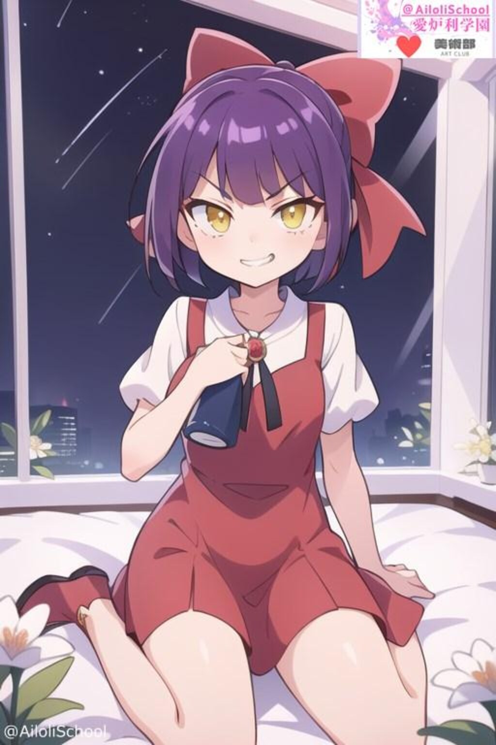 【私立愛炉利学園_美術部】ゲゲゲの鬼太郎_猫娘