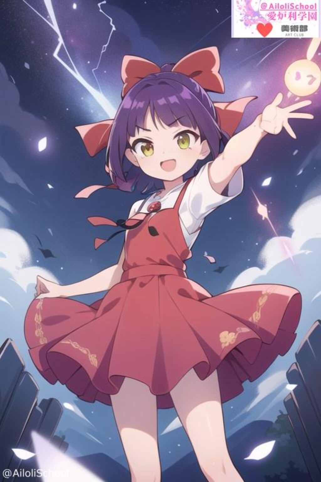 【私立愛炉利学園_美術部】ゲゲゲの鬼太郎_猫娘