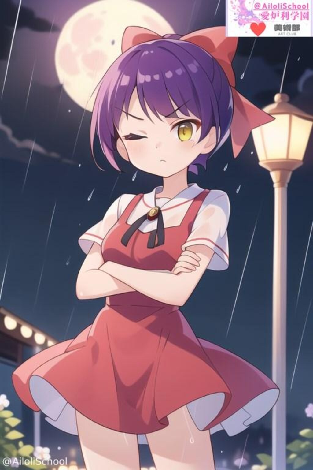 【私立愛炉利学園_美術部】ゲゲゲの鬼太郎_猫娘