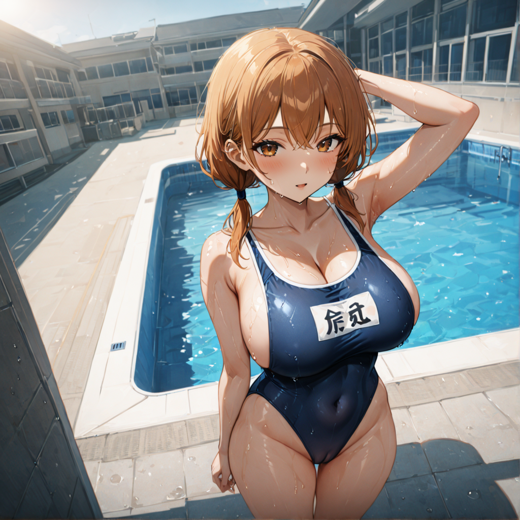 水着小さかったかな