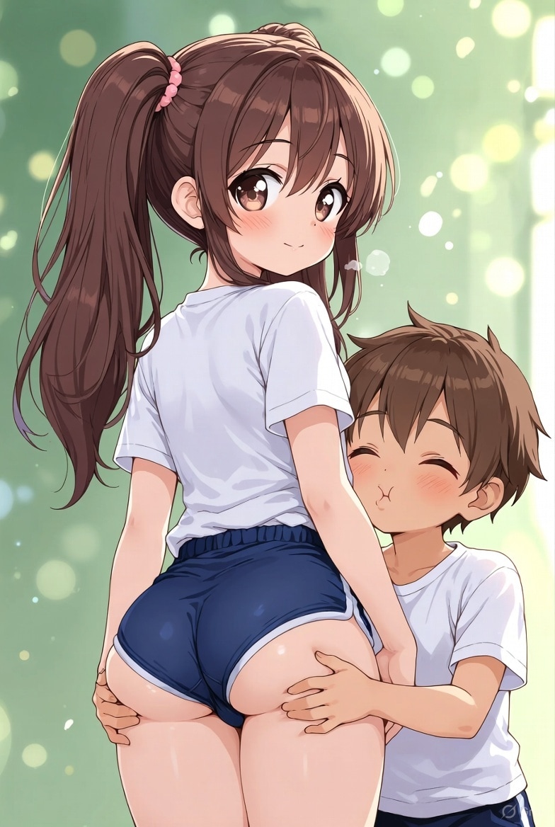 お姉ちゃんのお尻おっきいね！
