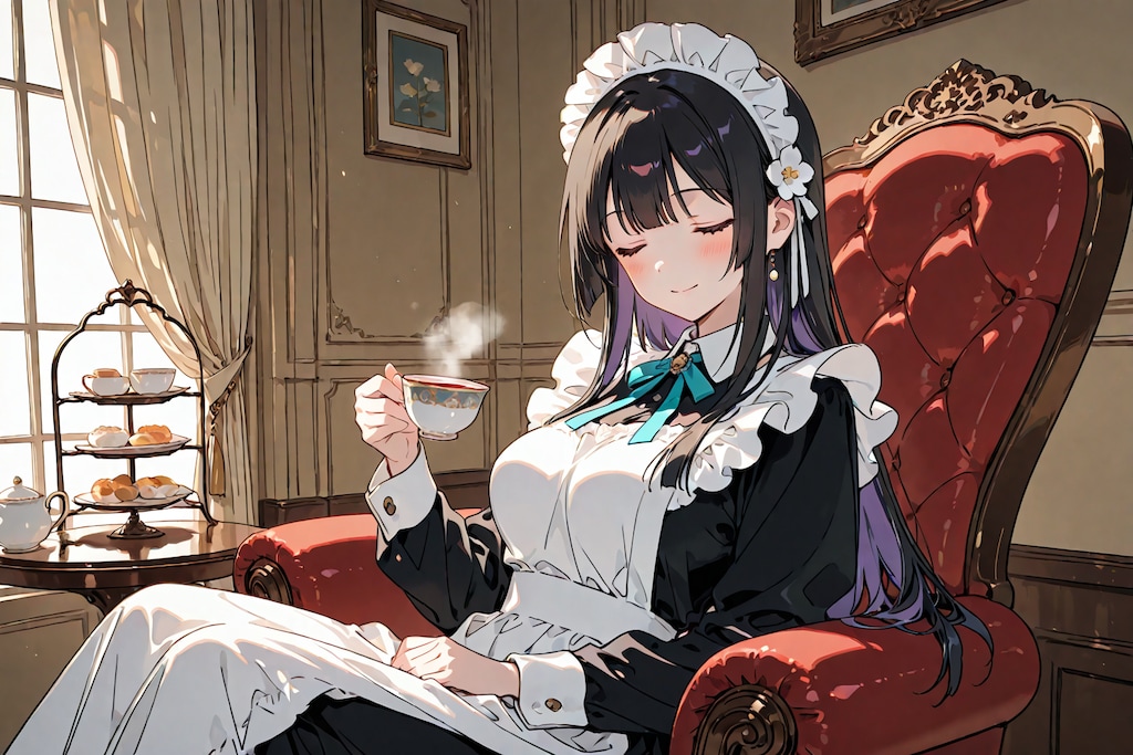 ちょっとひと休みですわ