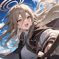空飛ぶ魔女のアカネ【ブルアカ・アカネ】 3枚目