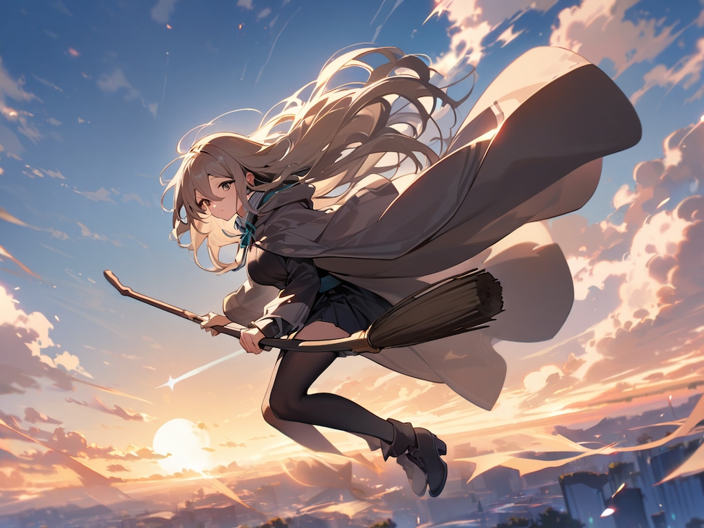 空飛ぶ魔女のアカネ【ブルアカ・アカネ】