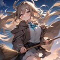 空飛ぶ魔女のアカネ【ブルアカ・アカネ】 7枚目