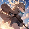 空飛ぶ魔女のアカネ【ブルアカ・アカネ】 12枚目