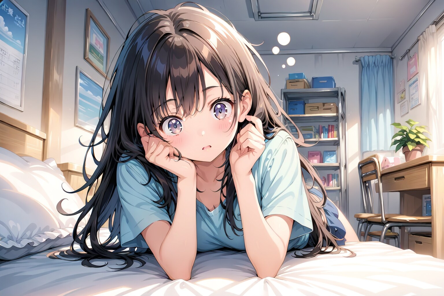 朝起きたら・・・・・・・・・・女の子になっていた！？ | の人気AIイラスト・グラビア