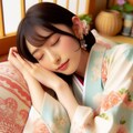 お参り疲れて居眠り 6枚目