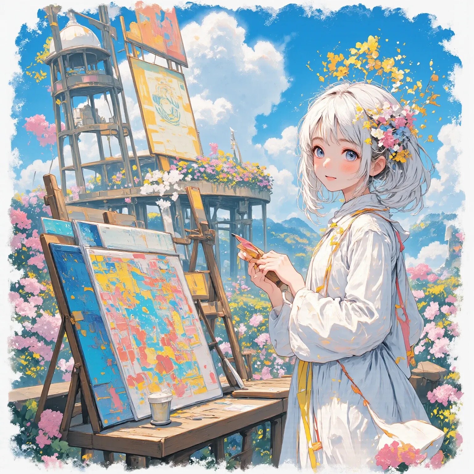 イロトリドリノセカイ | の人気AIイラスト・グラビア