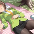 【千川ちひろ】場所取りしてたら先に呑んじゃって・・・ 4枚目