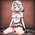 沙花叉クロヱ【女の子座りパンチラ】 2枚目