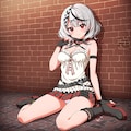 沙花叉クロヱ【女の子座りパンチラ】 4枚目