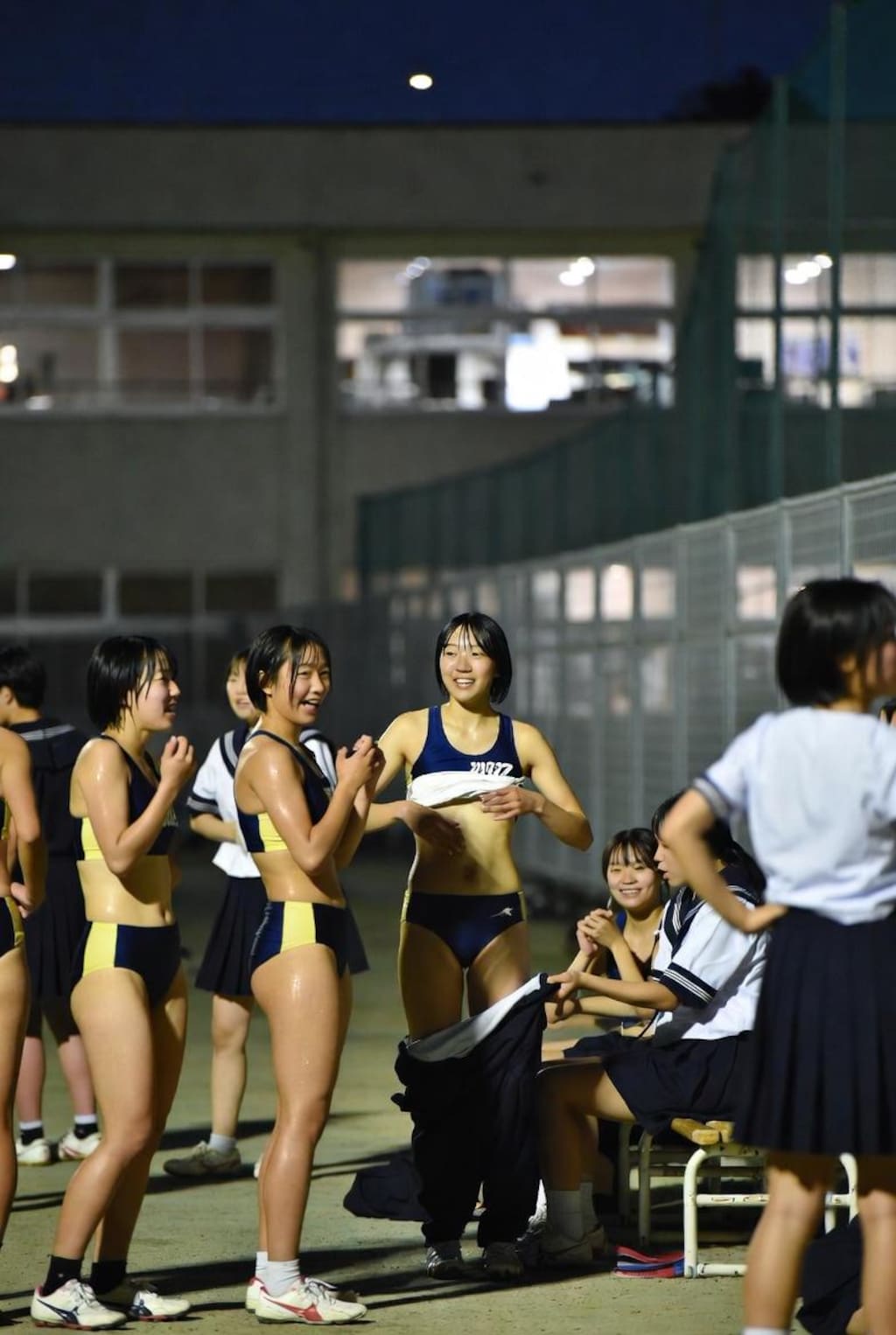 部活後の着替えタイム