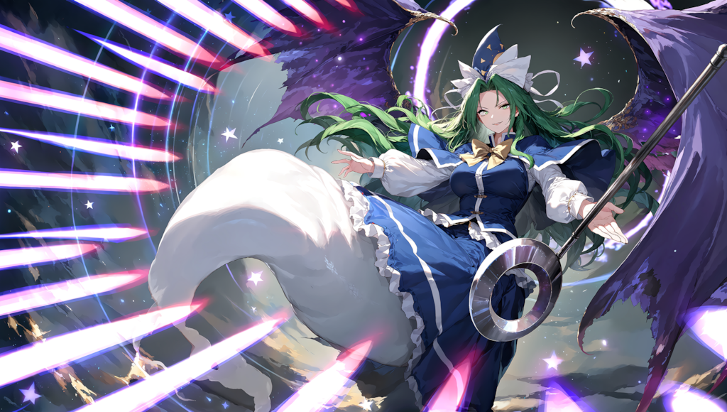 V5　東方　魅魔　弾幕