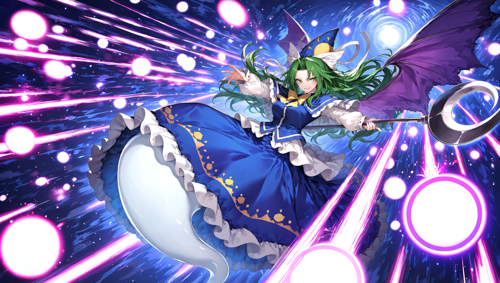 V5　東方　魅魔　弾幕
