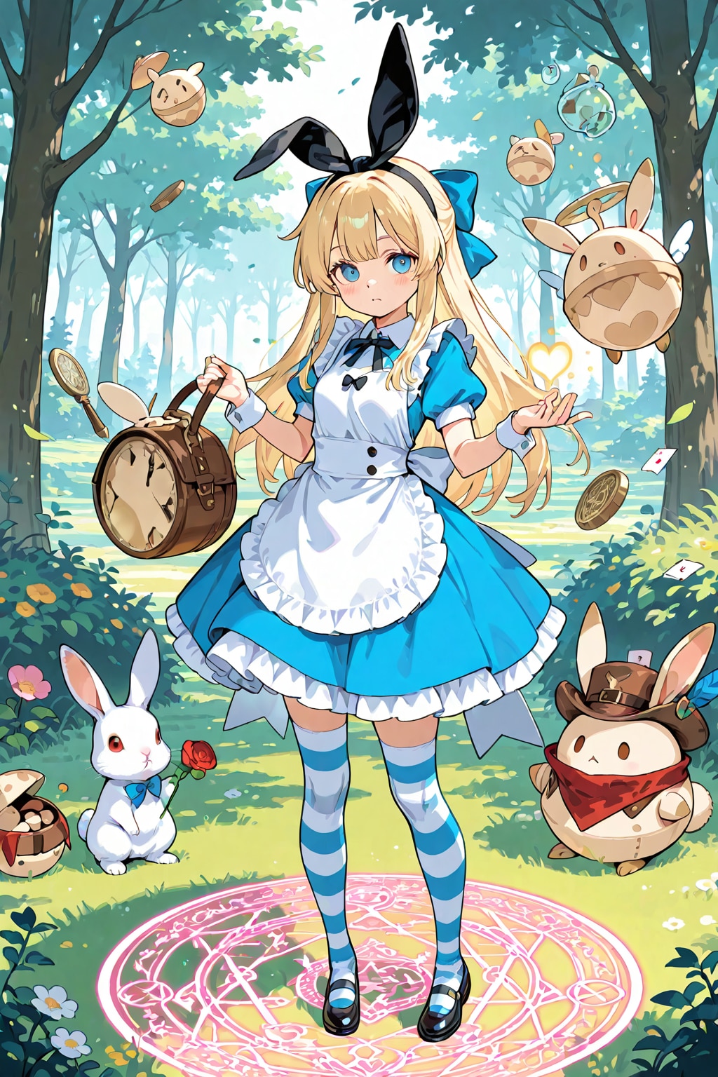 不思議の国の魔法少女アリス | の人気AIイラスト・グラビア