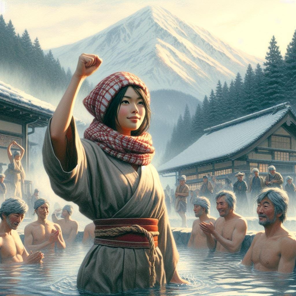 温泉の片隅でおっぱを叫ぶ