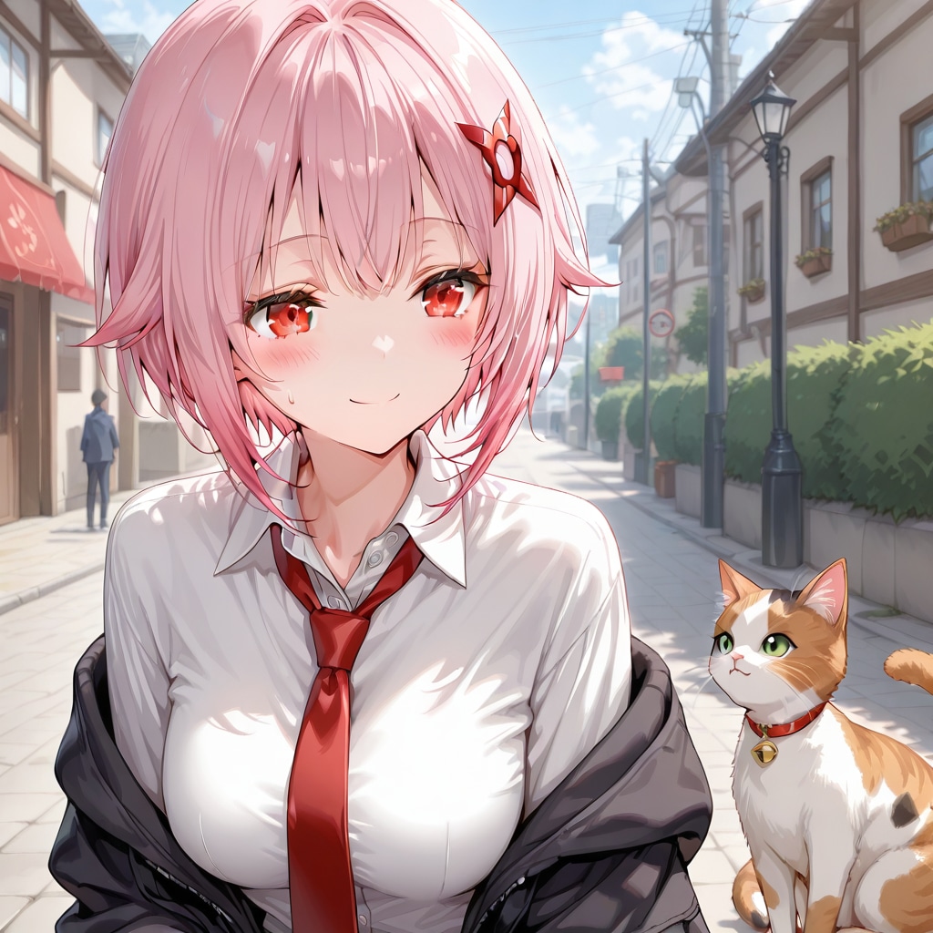 ん〜？w猫ちゃんどうしたの？