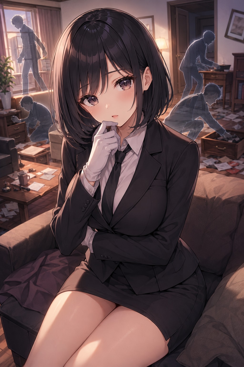 何かを探していた・・？