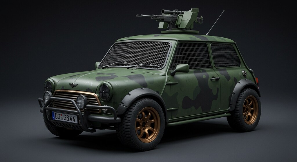 ミニクーパー軍用車