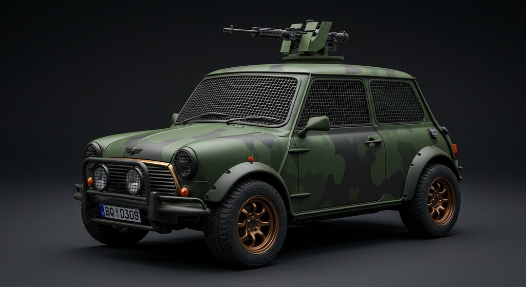ミニクーパー軍用車