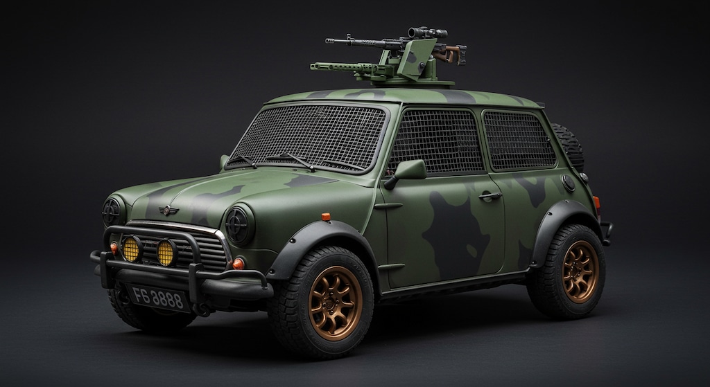 ミニクーパー軍用車