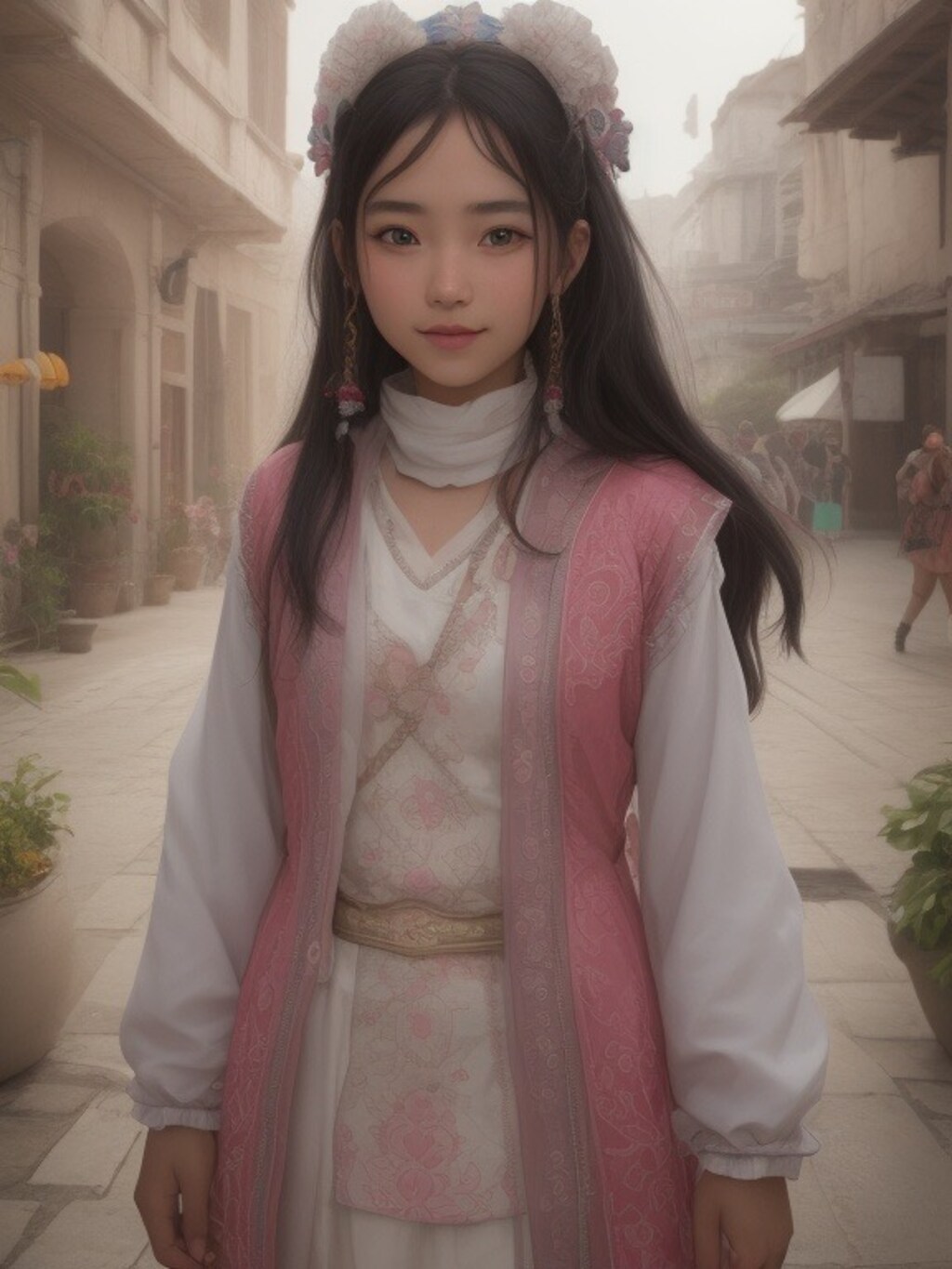 大東亜連邦チベット王国の娘