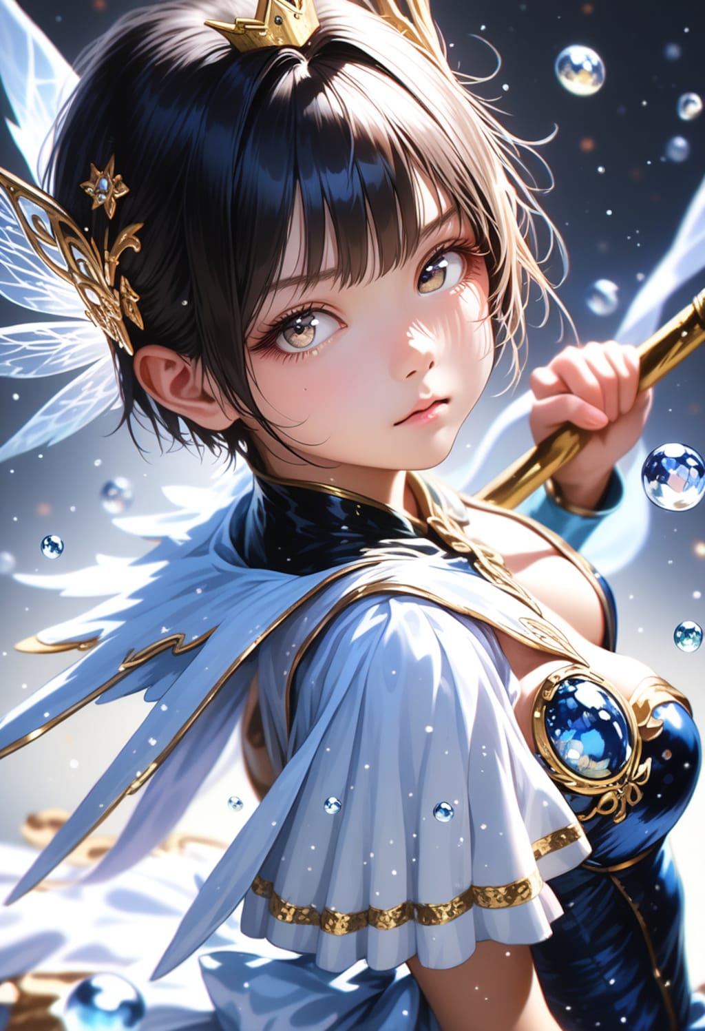 月の蒼光と魔法少女ガール