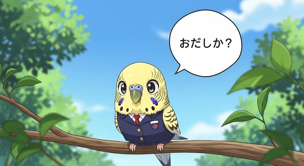 おだしか？が結構言えるWhiskインコ