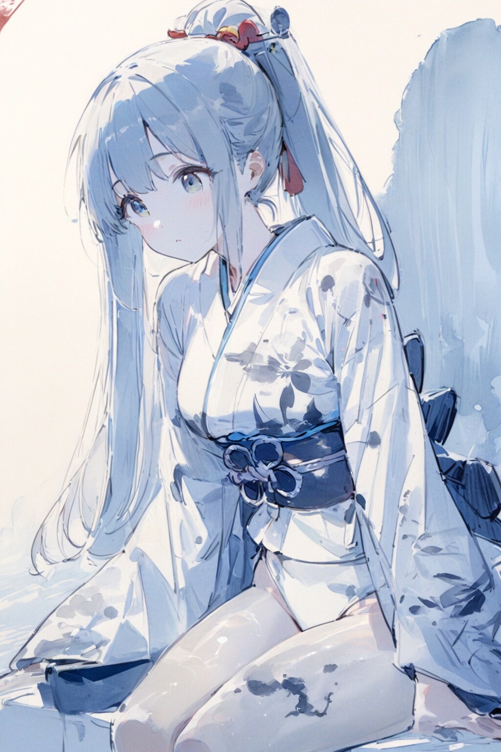 着物水着 | の人気AIイラスト・グラビア