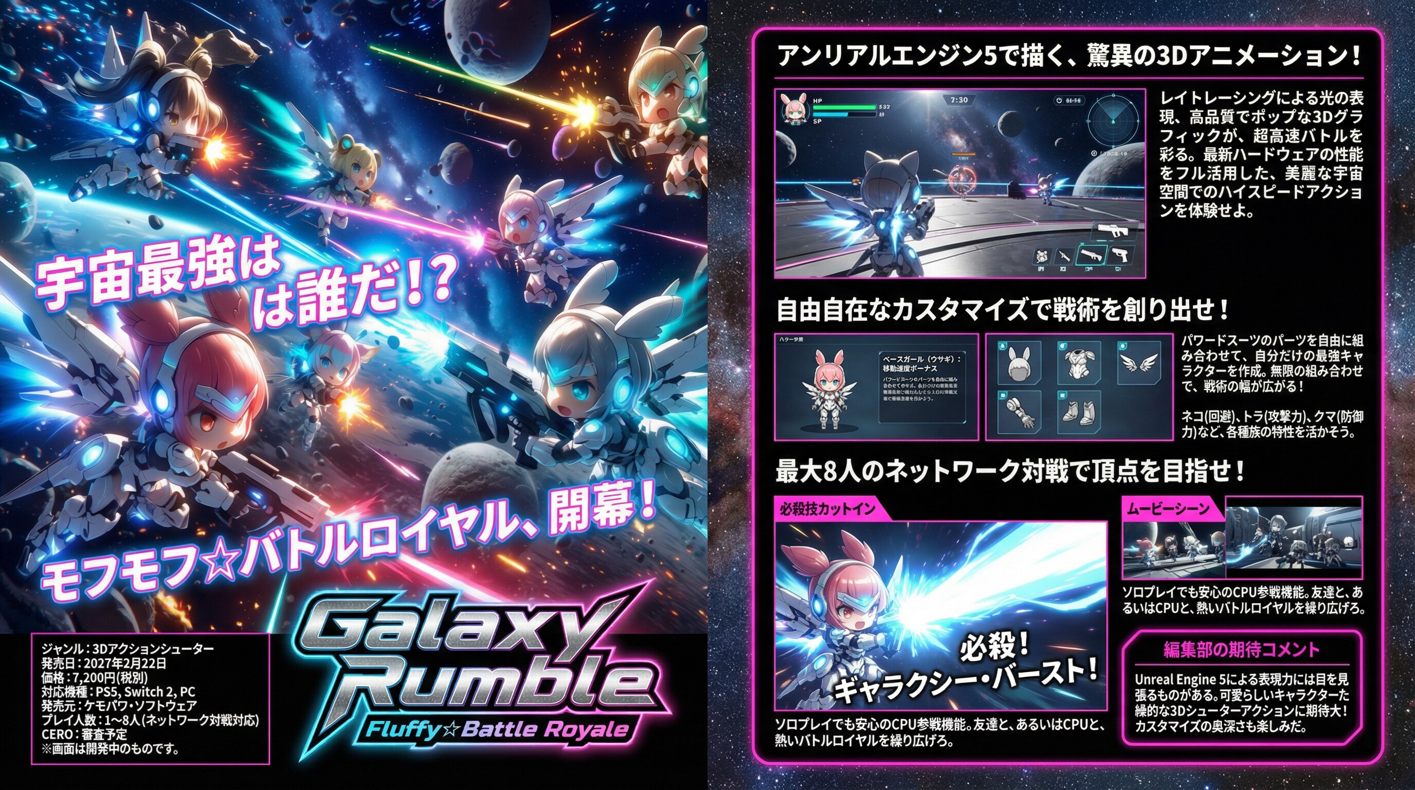 Galaxy Rumble ～もふもふ☆バトルロワイヤル～