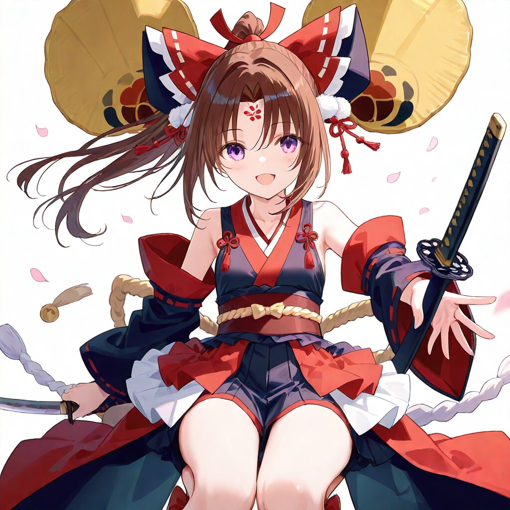 サムライ娘生成してみた