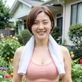 隣家の奥さんの庭のお手入れスタイル③ 3枚目