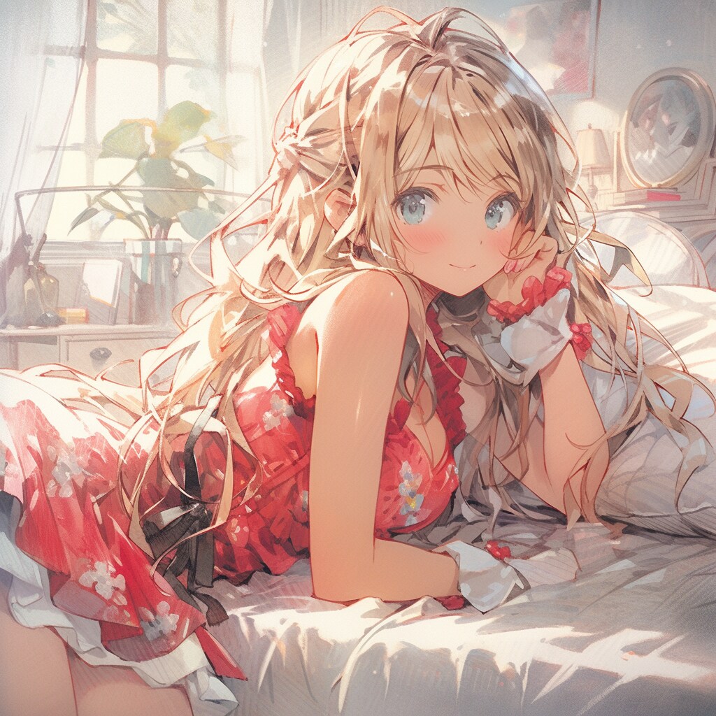 ベッドとお嬢様