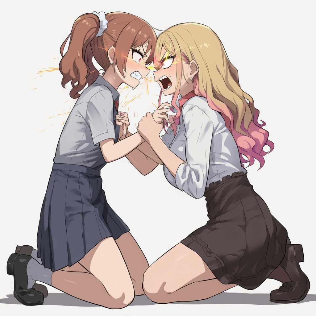 女子の戦い　・・・怖い