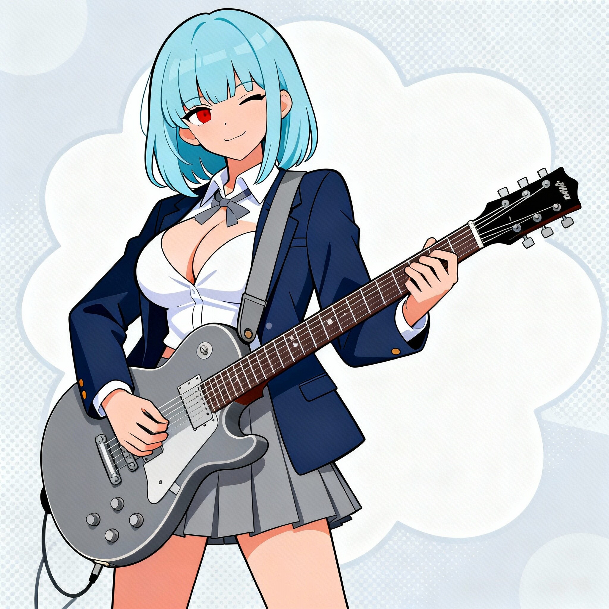 エレキ少女 | の人気AIイラスト・グラビア