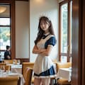 綺麗な足のメイドさん 6枚目