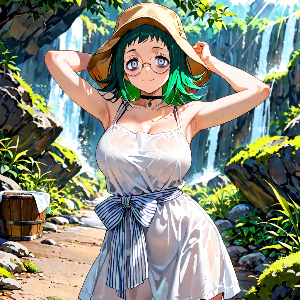 サンドレスを簡単強化[腰紐③]