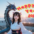 うちの子かわいいでしょ！あけおめ！ 2枚目