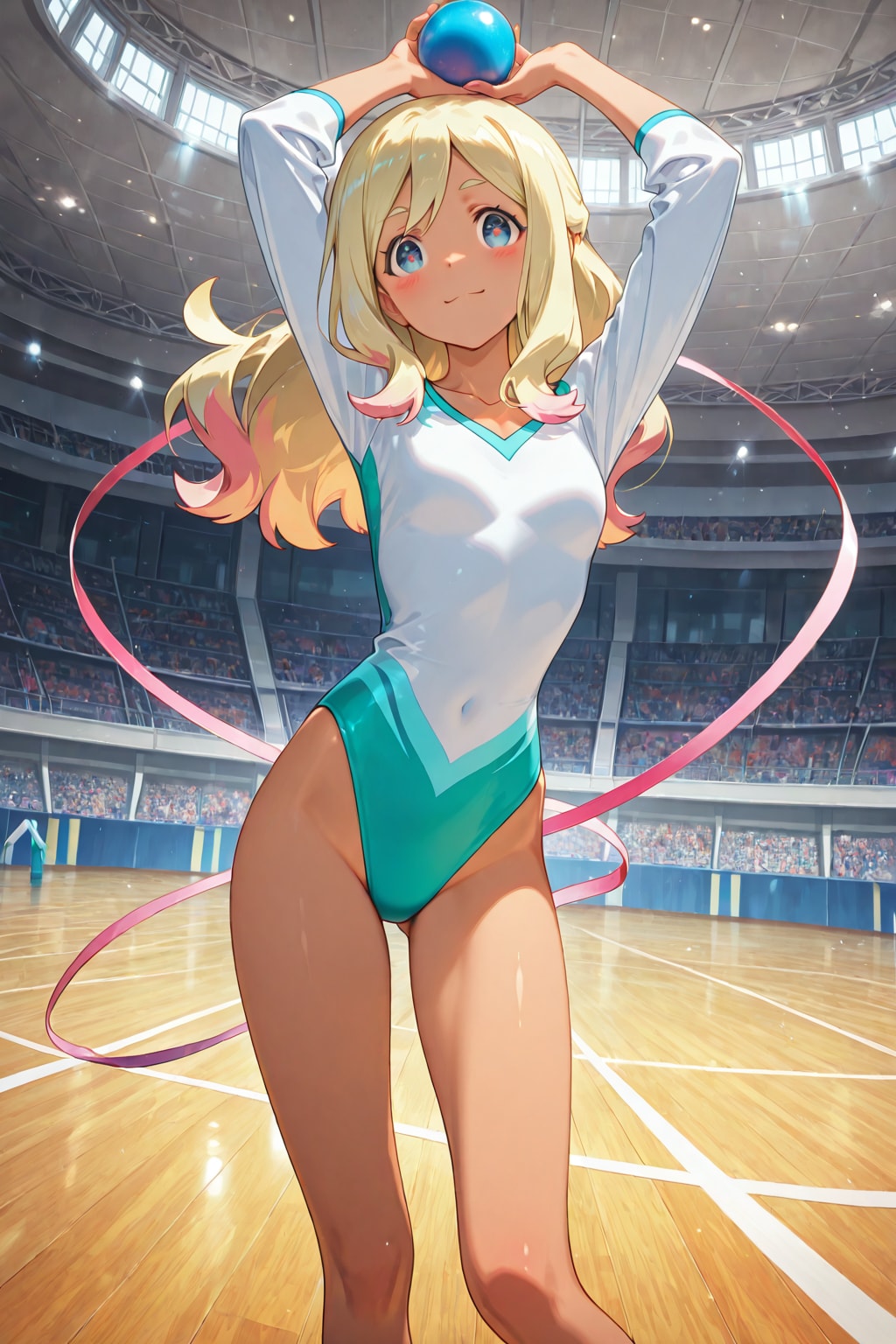 新体操部に体験入部