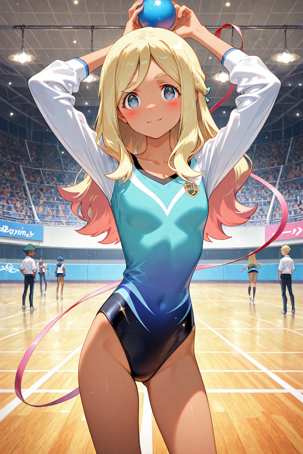 新体操部に体験入部