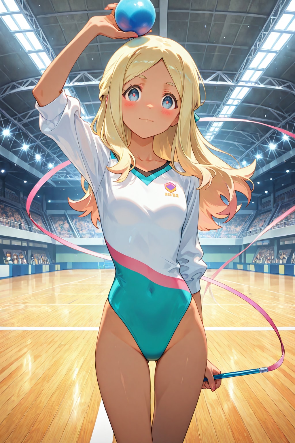 新体操部に体験入部