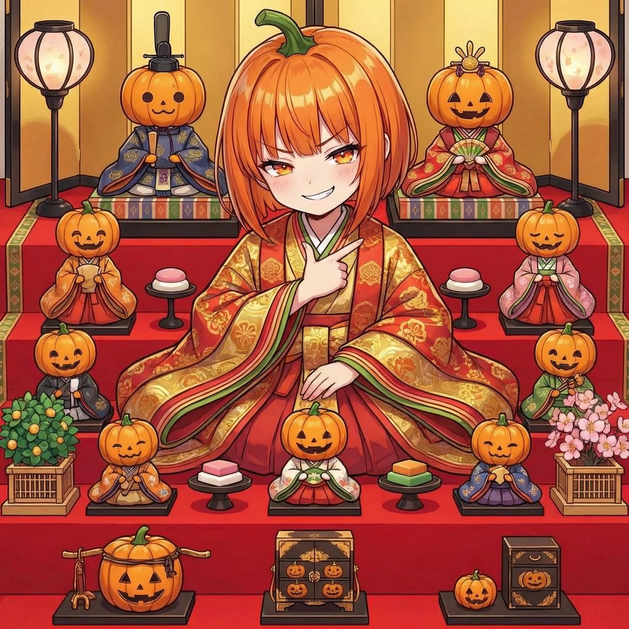 ひな祭りジャック🎃 | の人気AIイラスト・グラビア